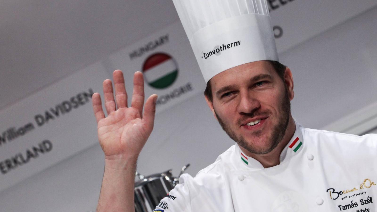 Széll Tamás 2017-ben a Bocuse d`Or világdöntőjének negyedik helyezettje lett