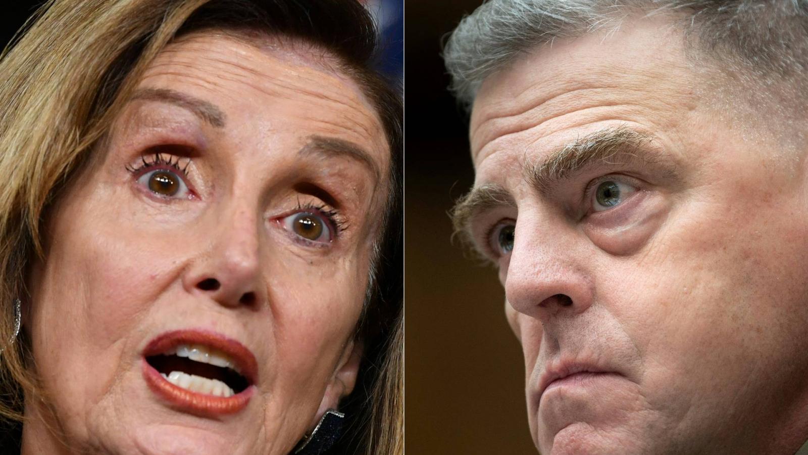 Nancy Pelosi és Mark Milley tábornok