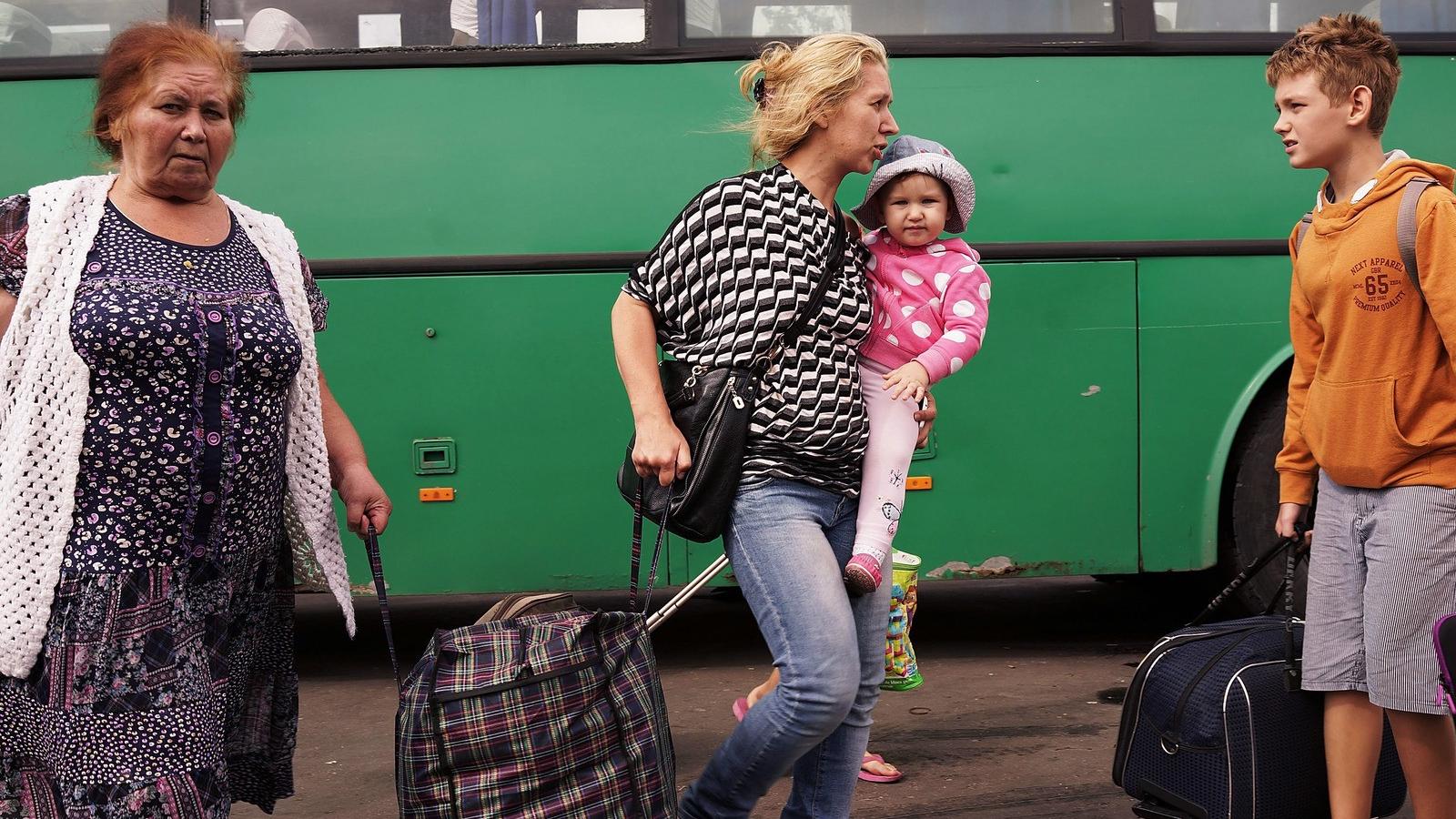 Útnak indulni egy békésebb helyre/Kelet-Ukrajna 2014 ősz/Getty Images