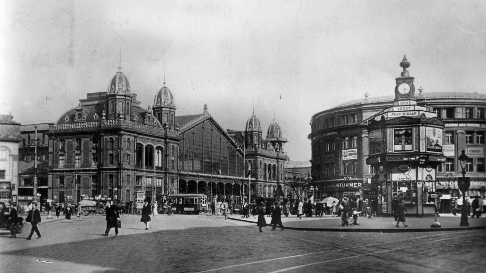 Budapest, Nyugati (Berlini) tér 1931-ben