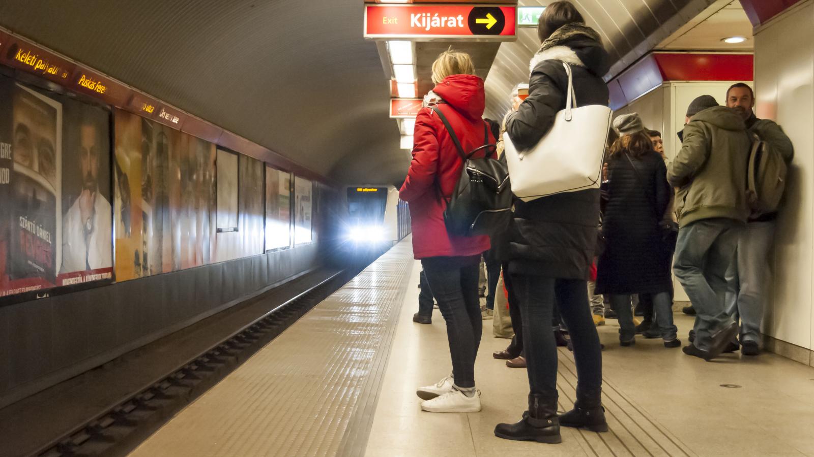 A Blaha Lujza téri állomás. Képünk illusztráció. 