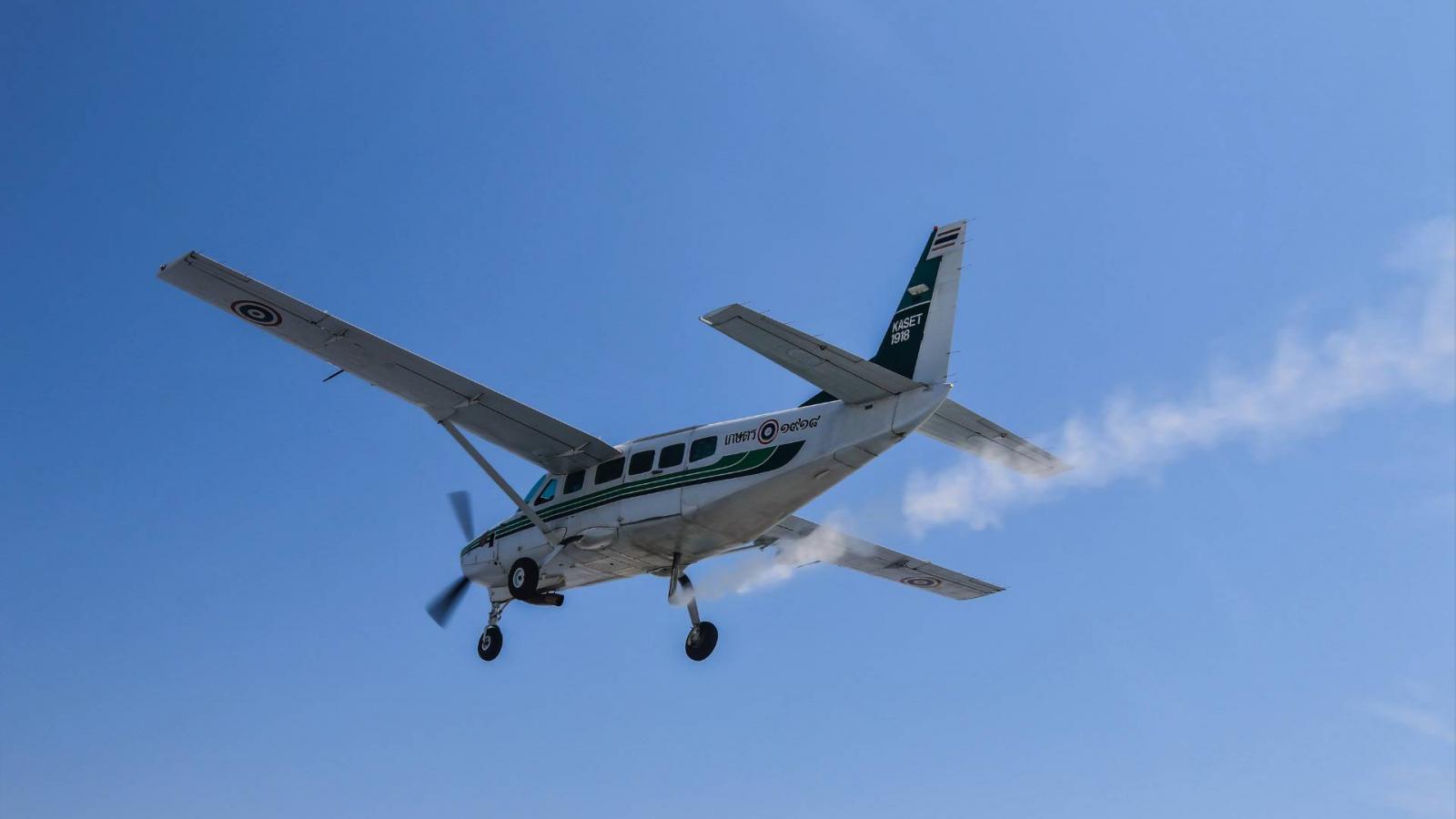 Egy Cessna 208-as. Ilyen típusú gépet vezetett utolsó útján F. Ottó is. A kép illusztráció