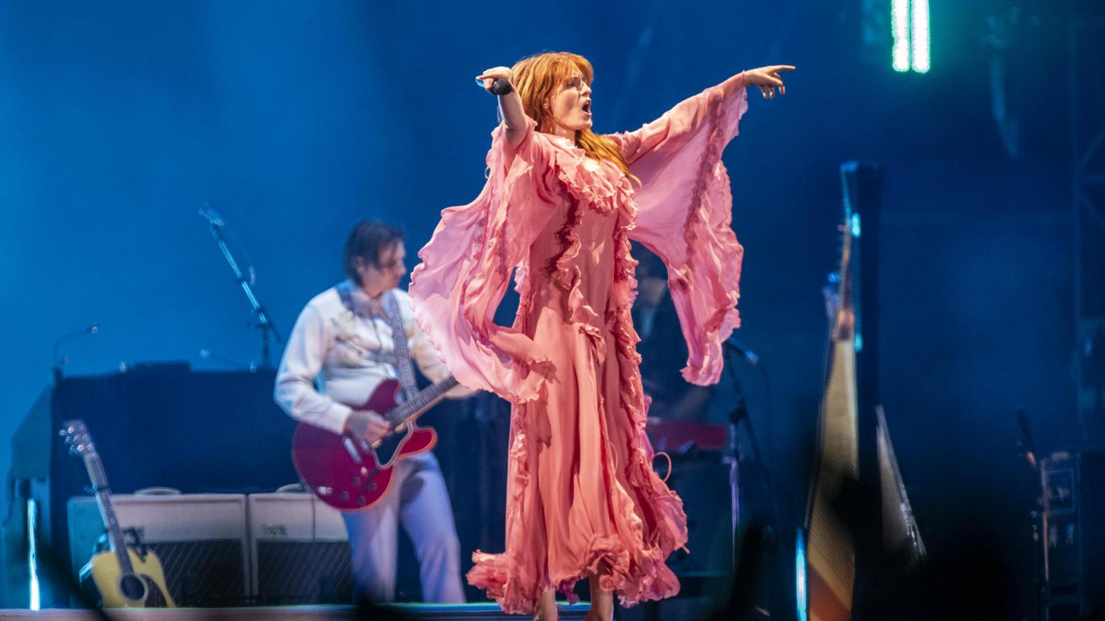 Florence + The Machine koncert a Sziget fesztiválon 2023. augusztus 10-én.