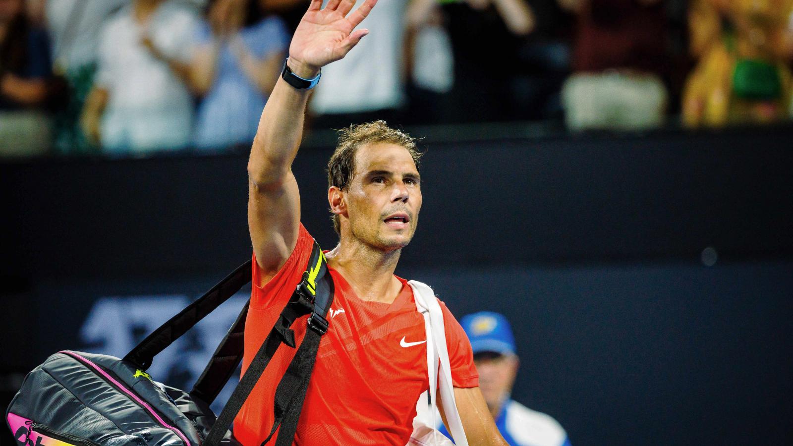 Rafael Nadal, miután kikapott Jordan Thompsontól a brisbane-i torna utolsó mérkőzésén