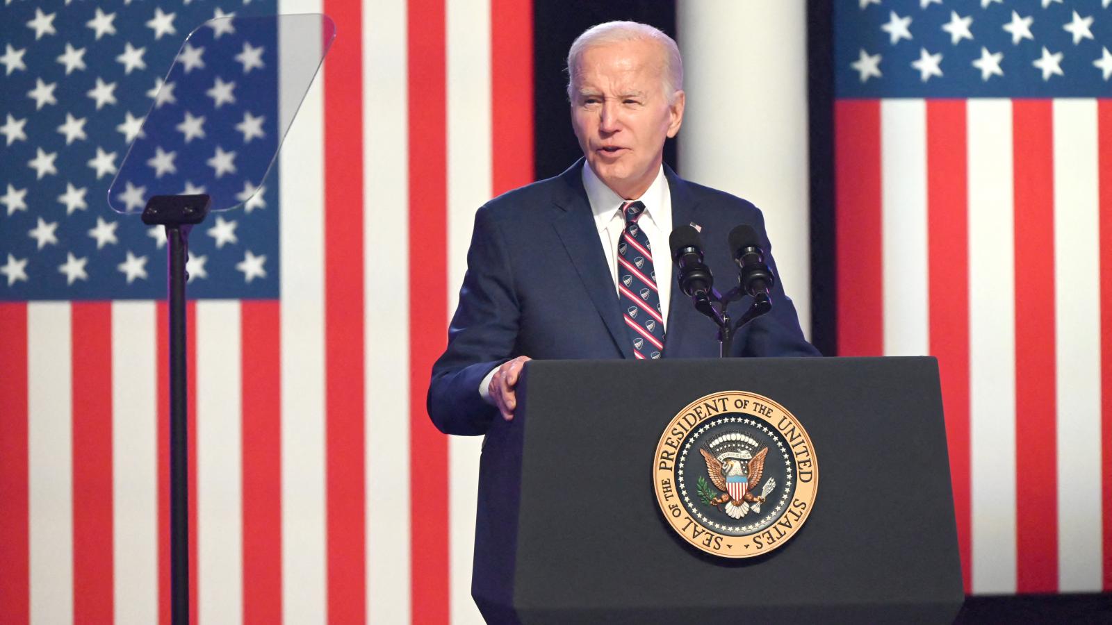 Joe Biden gyújtó hangú beszédet mondott a nemzeti emlékhelyként tisztelt Valley Forge-ban