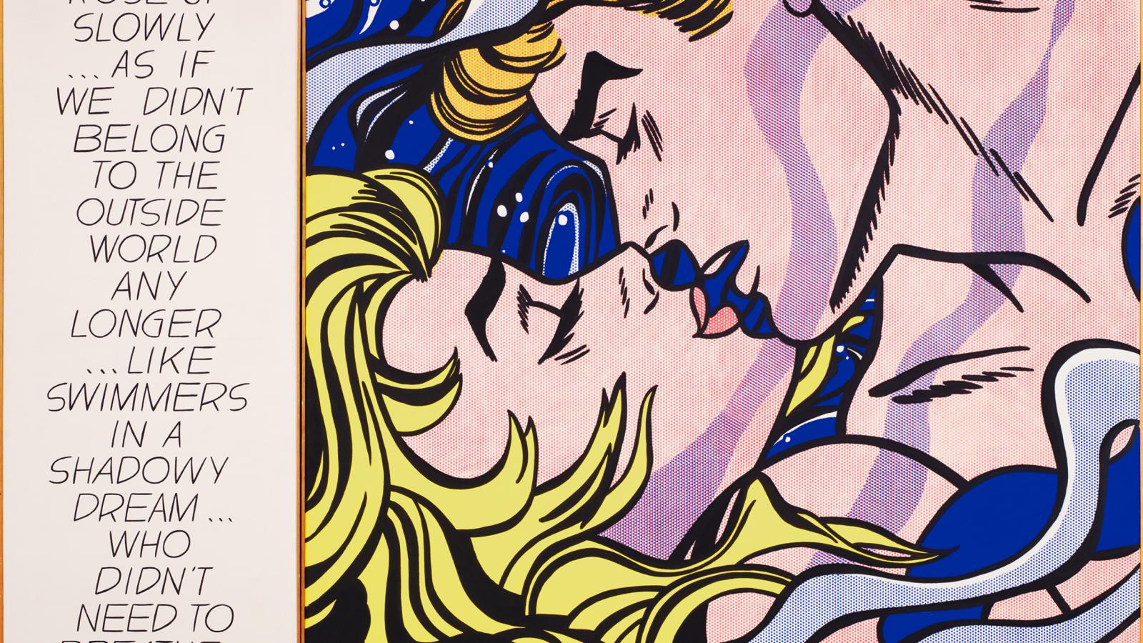 Roy Lichtenstein romantikus képregényekből is kölcsönzött jeleneteket – We Rose up Slowly (1964)