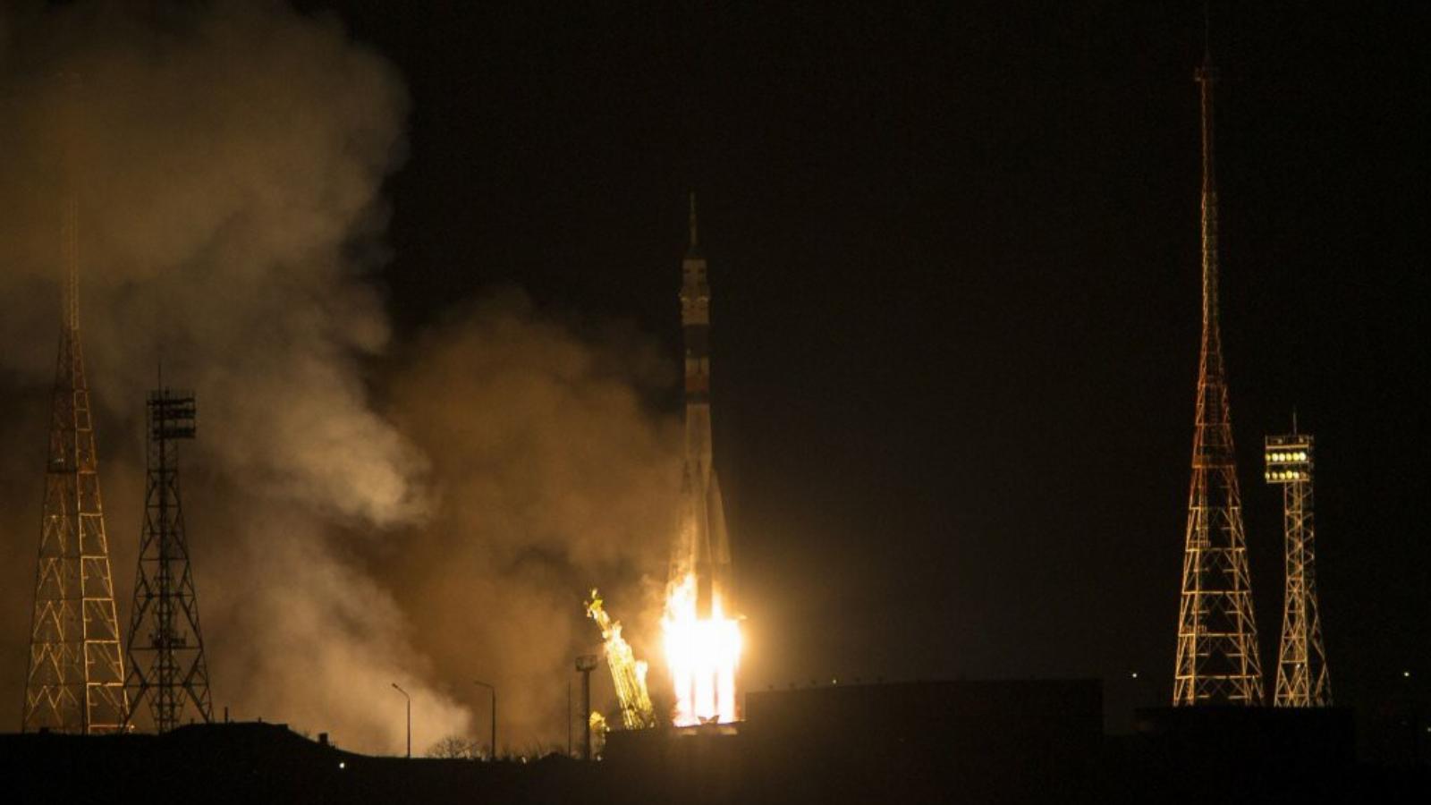 November 24-én egy orosz, egy amerikai és egy olasz űrhajós indult az űrállomásra FORRÁS: EUROPRESS/GETTY IMAGES/NASA