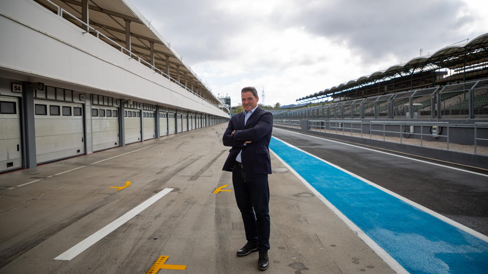 Gyulay Zsolt a Hungaroringen - Korábbi felvétel 