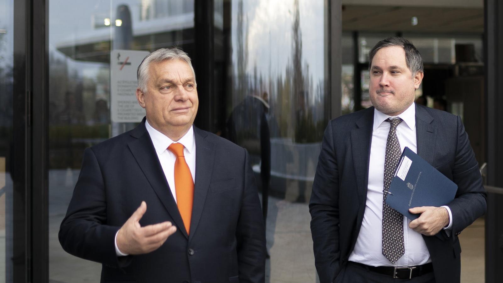 Orbán Viktor és Nagy Márton
nemzetgazdasági miniszter