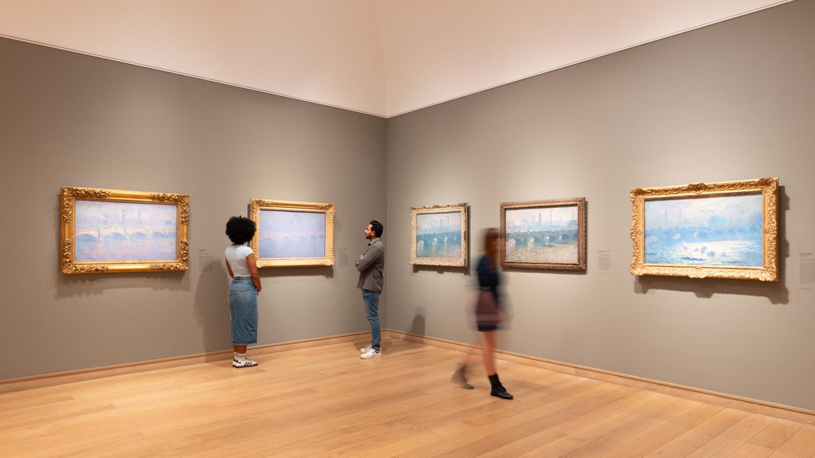 A Monet és London kamarakiállítás összesen 21 festményt tartalmaz