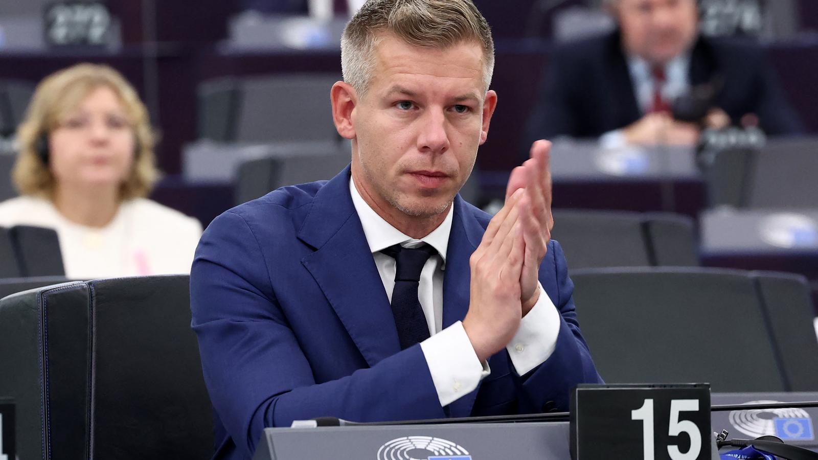 Magyar Péter az Európai Parlamentben - Korábbi felvétel 