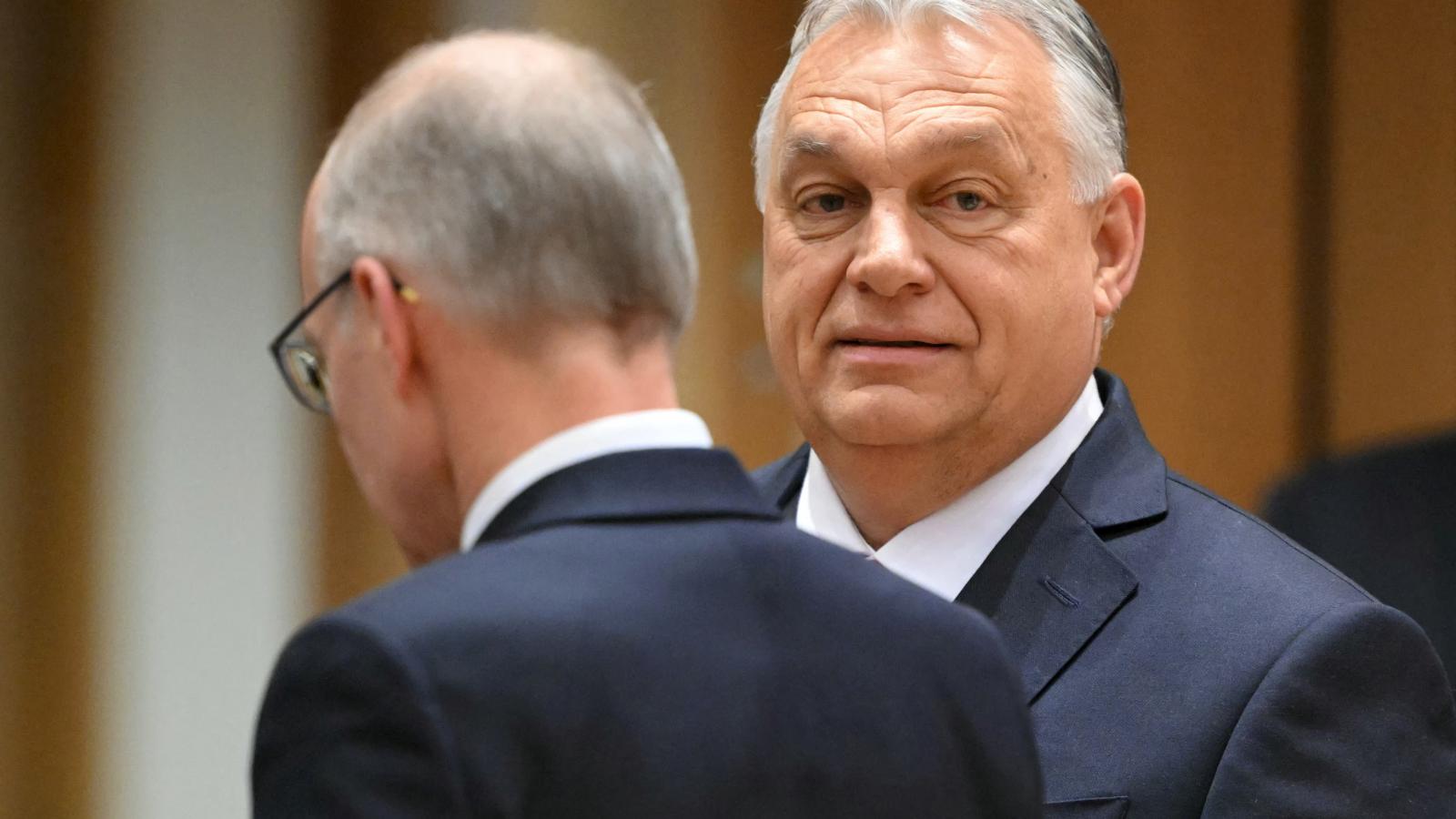 Orbán Viktor a rendkívüli EU-csúcson Brüsszelben március 6-án 