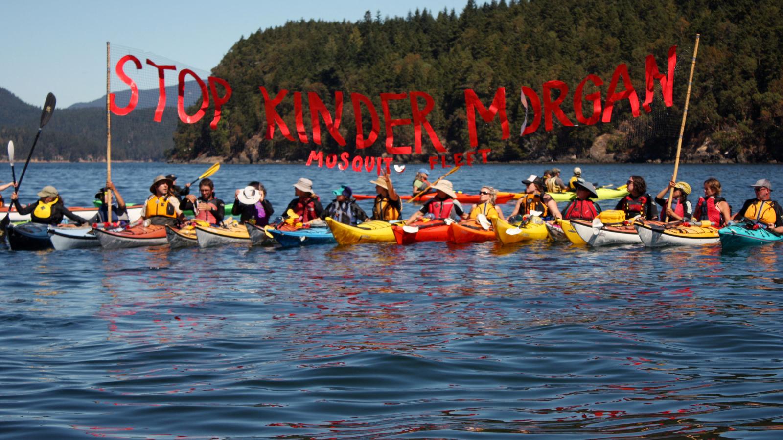 A Greenpeace egyik tiltakozó akciója 2017-ben