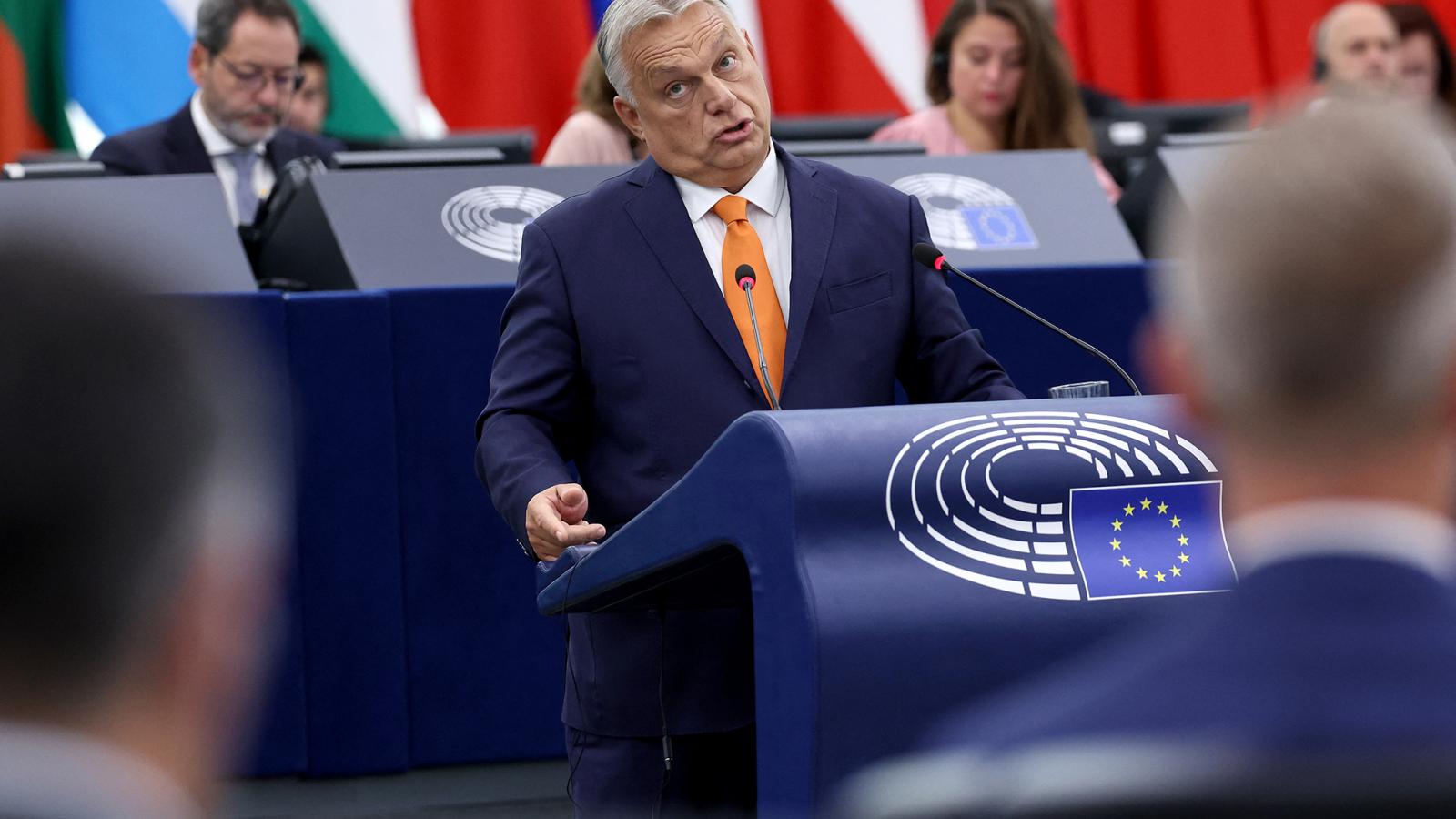 Orbán Viktor tavaly októberben Strasbourgban. Sok pénzt veszítettünk azóta