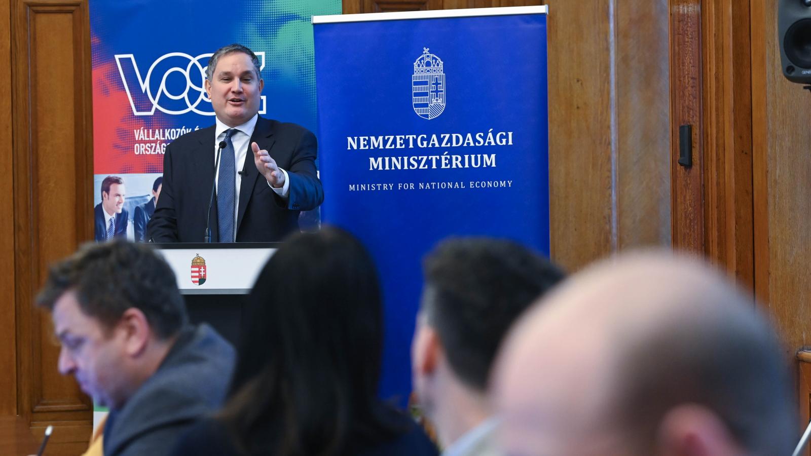 Nagy Márton nemzetgazdasági miniszter 