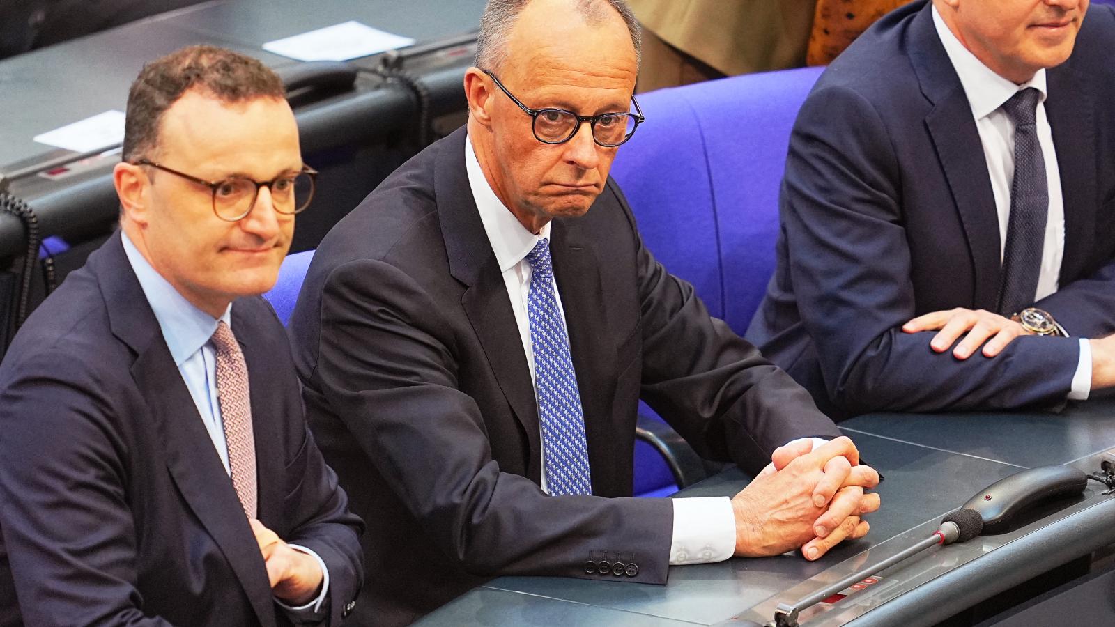 Friedrich Merz a Bundestagban május 6-án 