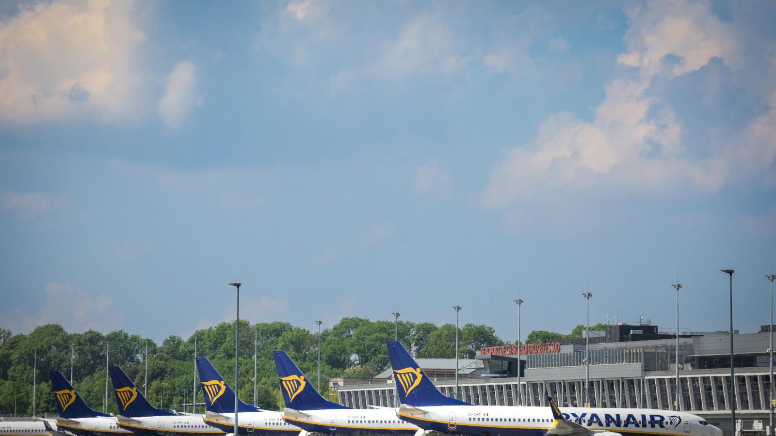 A belgiumi Charleroi repülőtér 2025. május 13-án