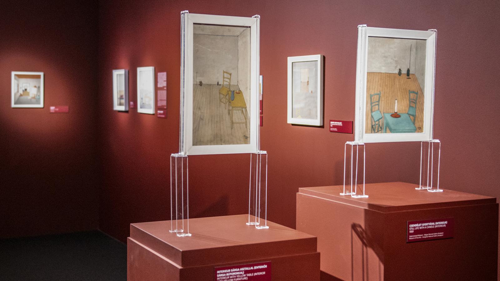 Interieur sárga bútorokkal (1959); Csendélet gyertyával (Interieur, 1959)