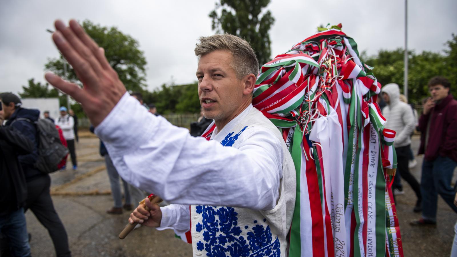 Magyar Péter Romániában 2025. május 24-én