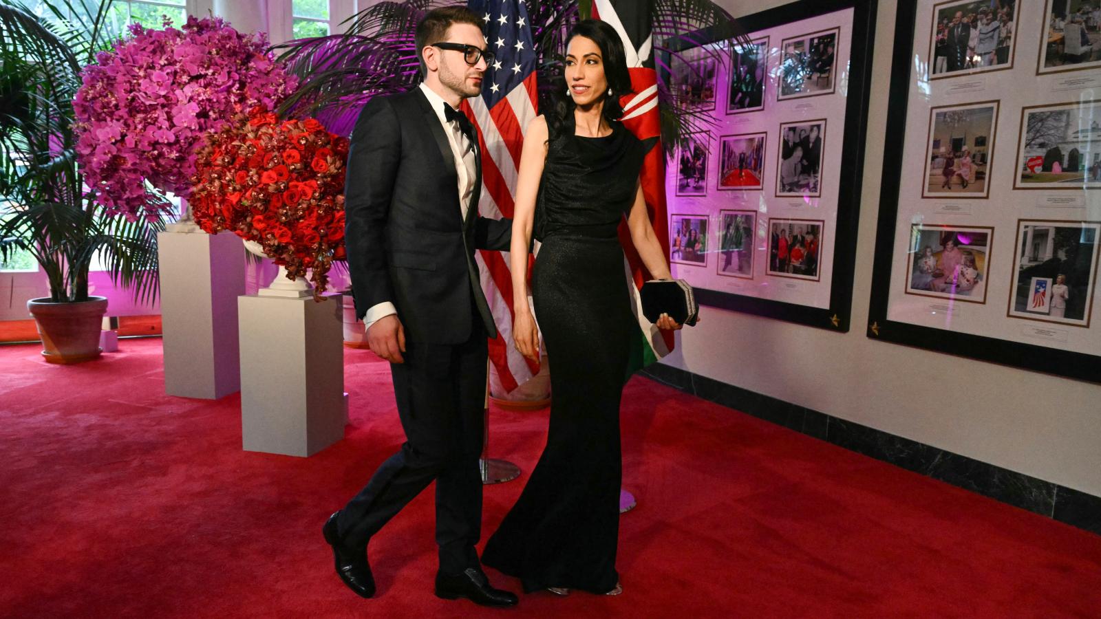 Alex Soros és Huma Abedin Washingtonban 2024. május 23-án