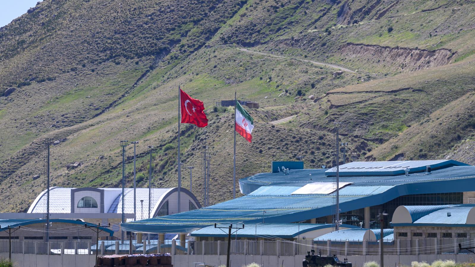 A Razi-Kapikoy határállomás Irán és Törökország között június 19-én 