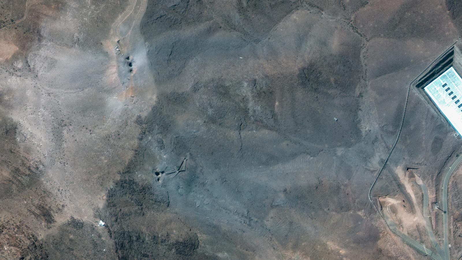 A fordói létesítmény egy vasárnapi műholdképen.