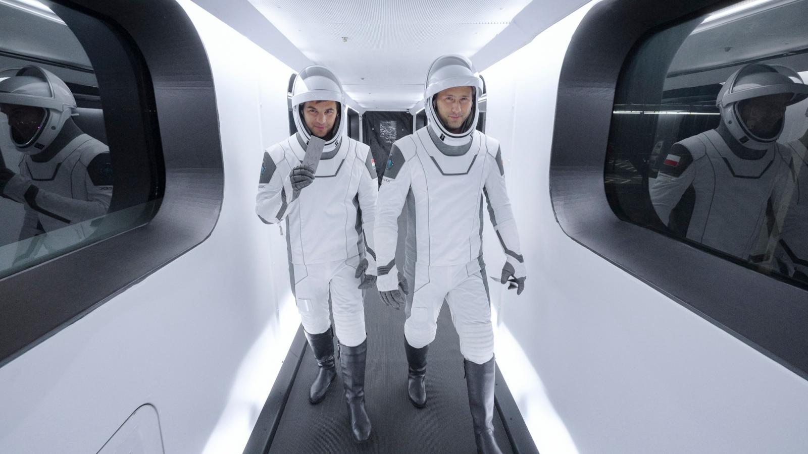 Kapu Tibor közvetlenül a fellövése előtt