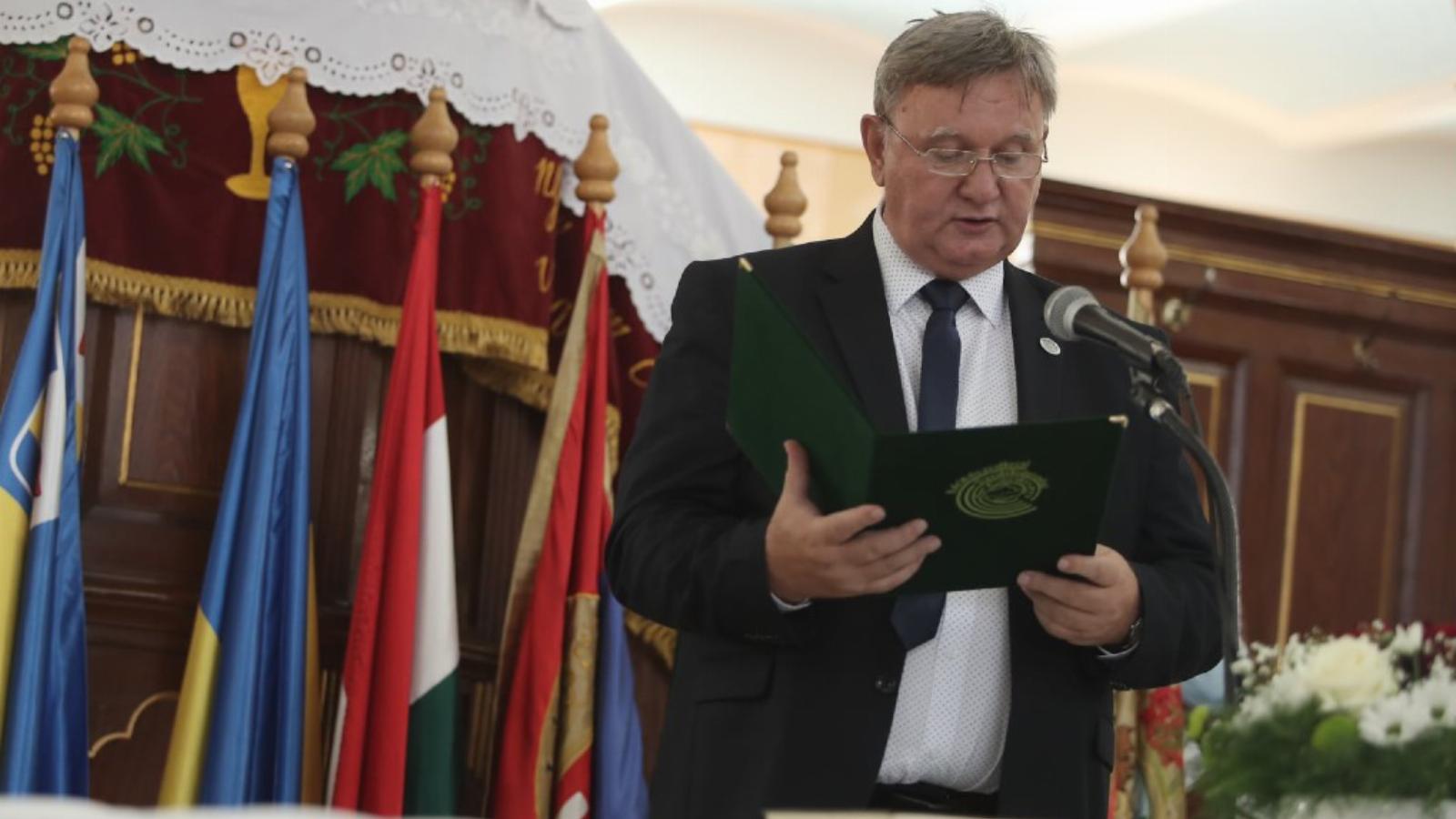 Rostás János, a Mátészalkai Szakképzési Centrum kancellárja