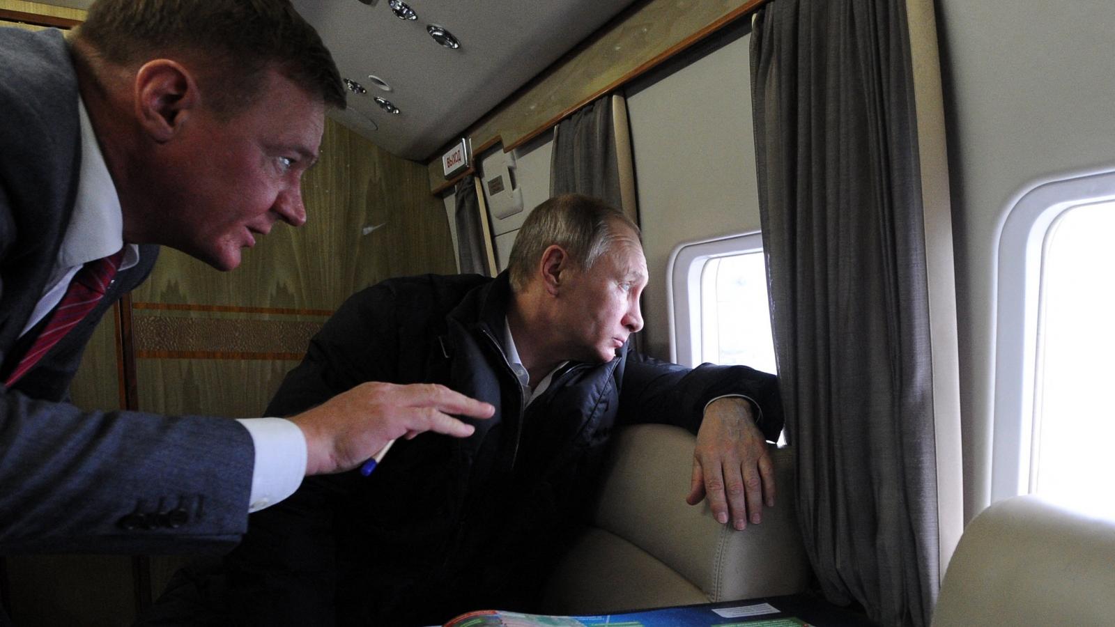 Roman Sztarovojt és Vlagyimir Putyin