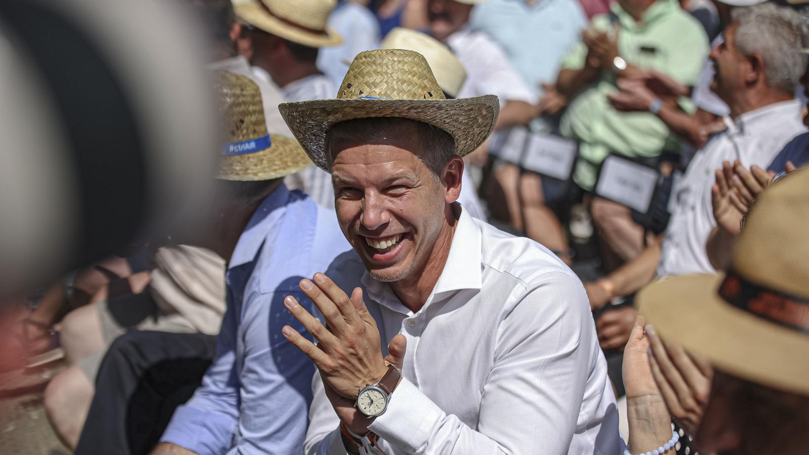 Magyar Péter Tusványoson 2022. július 23-án