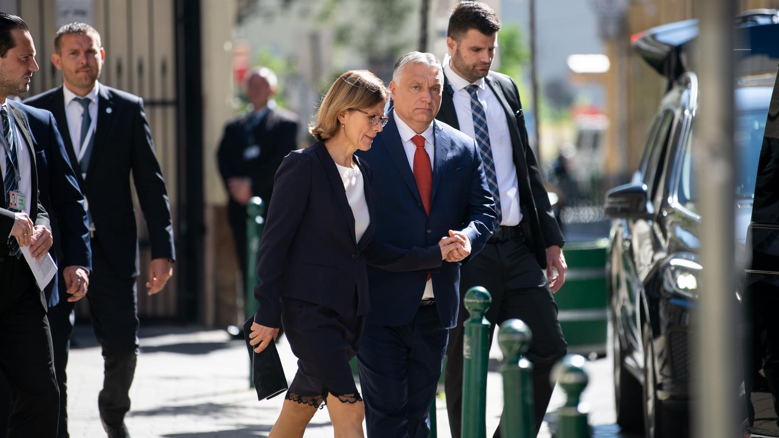 Lévai Anikó és Orbán Viktor - korábbi felvétel