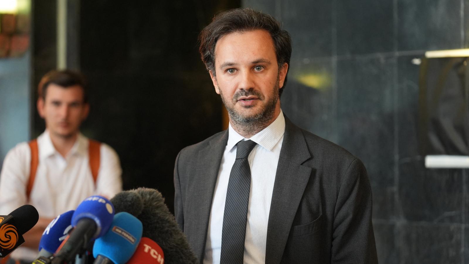 Heorhij Tykhyi, az ukrán külügyminisztérium szóvivője