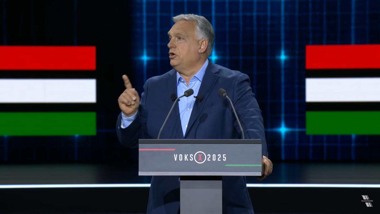 Orbán Viktor május 18-án a BOK-csarnokban