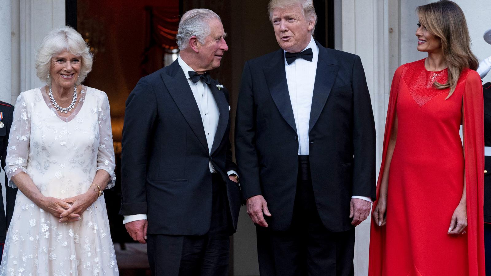 Donald Trump és Melania Trump korábbi látogatása Nagy-Britanniában 2019. június 4-én
