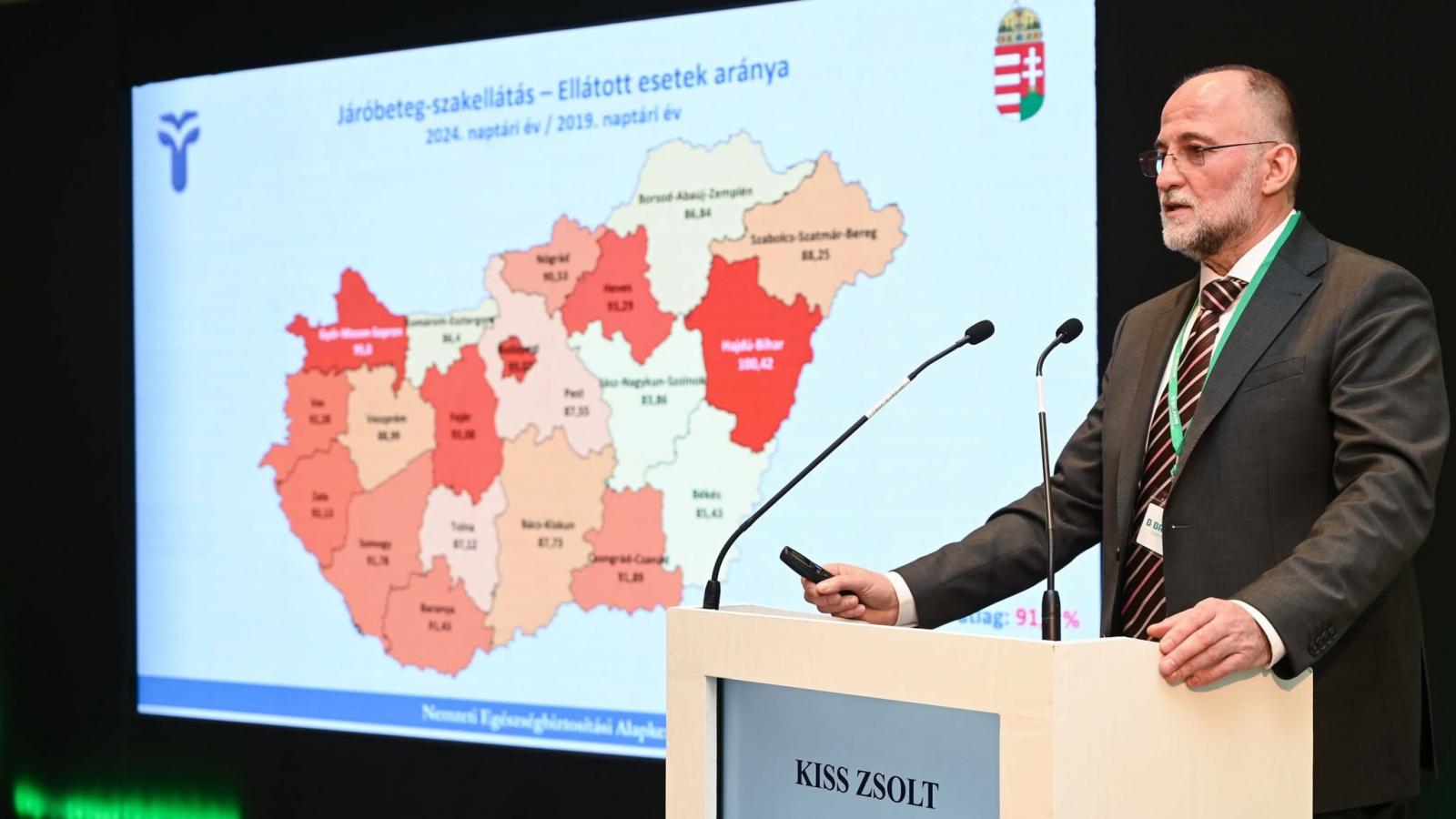 Kiss Zsolt a Magyar Kórházszövetség kongresszusán