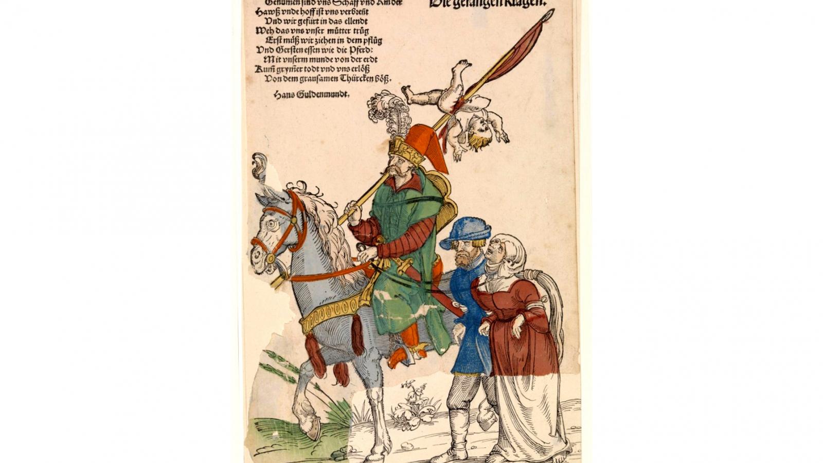 Markáns koncept
Magyarország
Kelethez
kötéséhez
(Hans Guldenmund:
Török
katona rabszolgákat
hurcol)