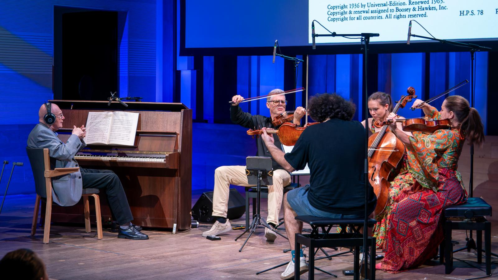 Kurtág György és a Kelemen Quartet mesterkurzusa megidézte Bartók szellemiségét