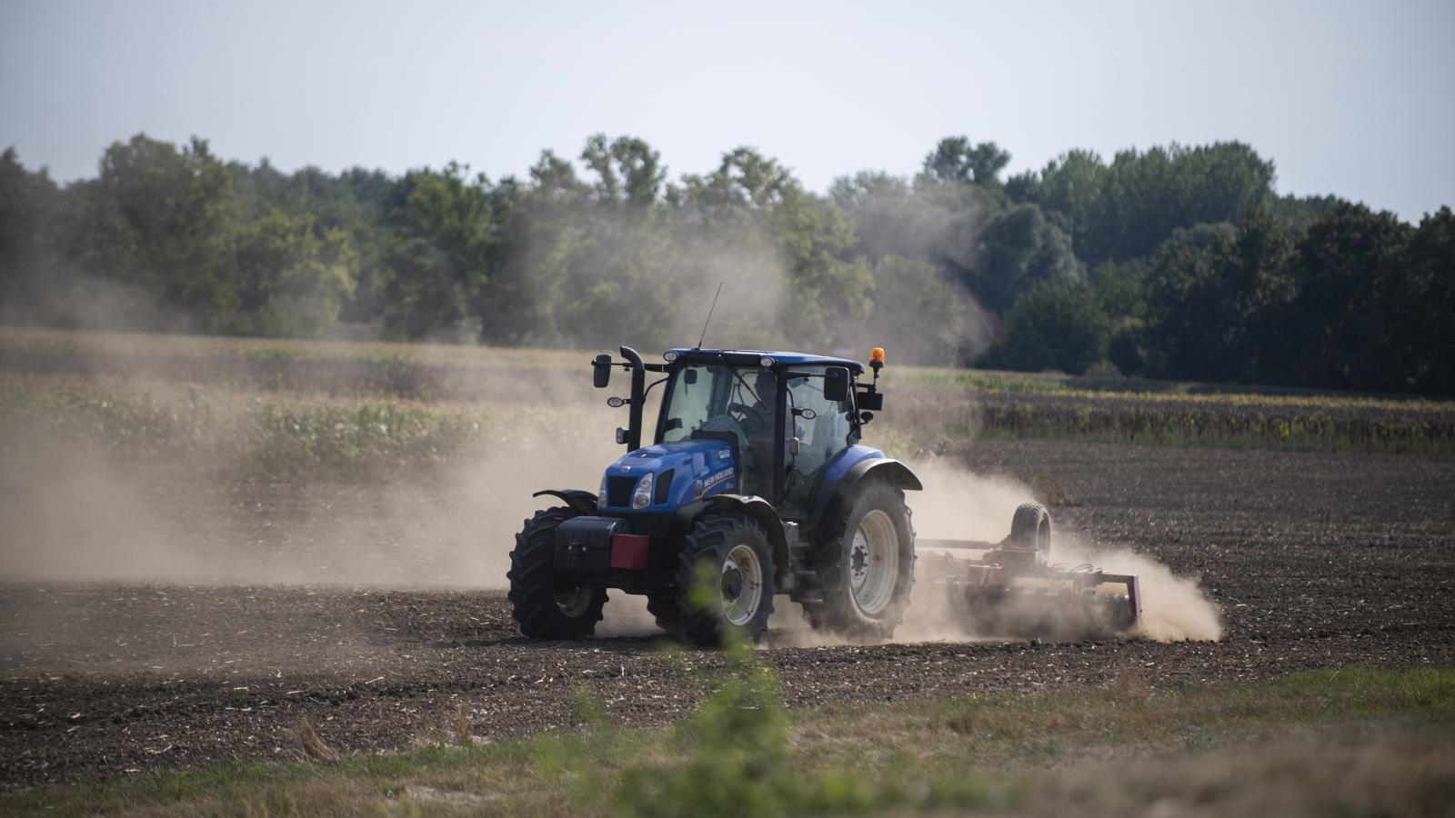 Az ország jelentős részén teljesen száraz a talaj felső rétege
