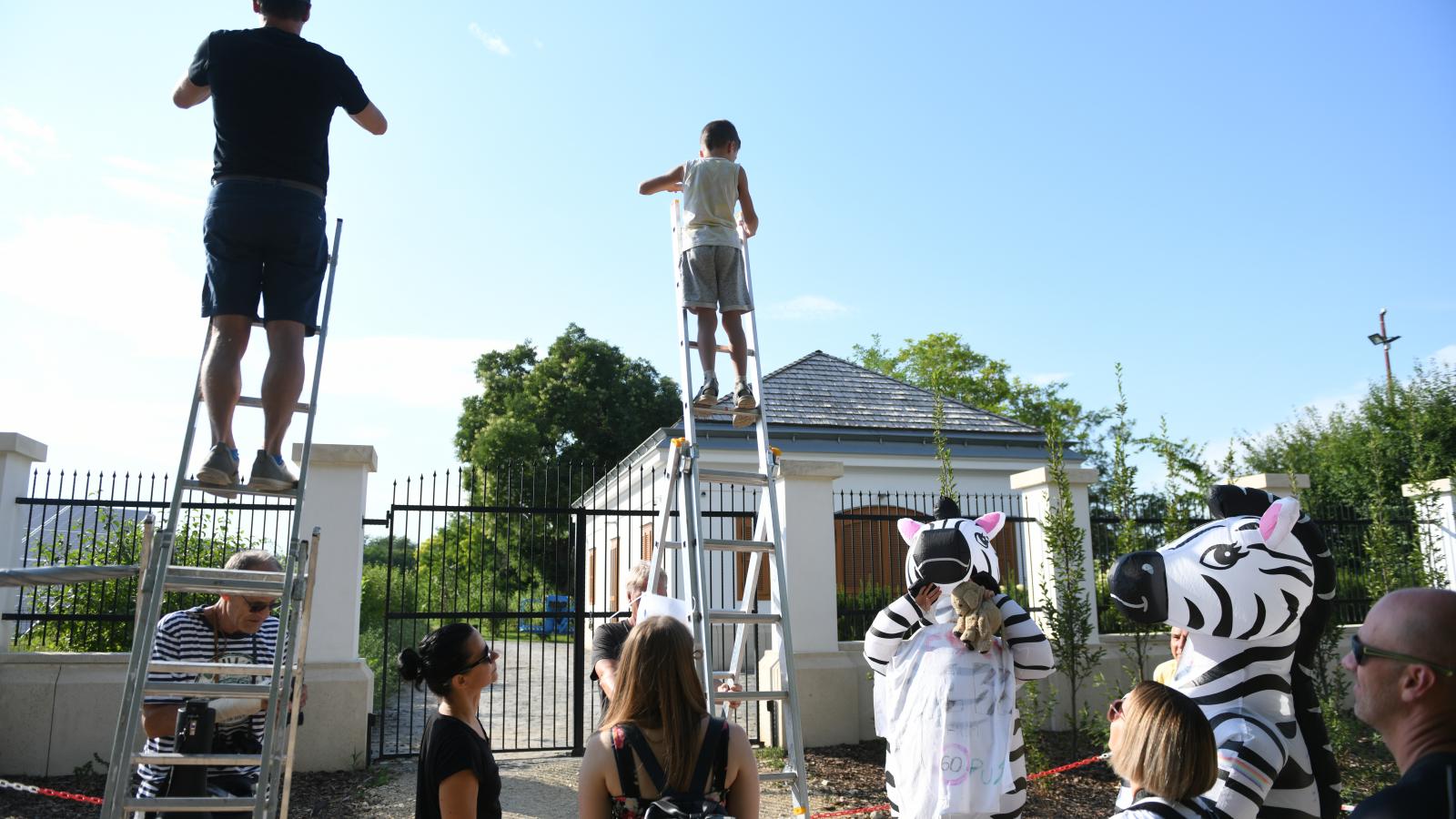 Hadházy Ákos által rendezett  tüntetés Hatvanpusztán 2025. augusztus 2-án