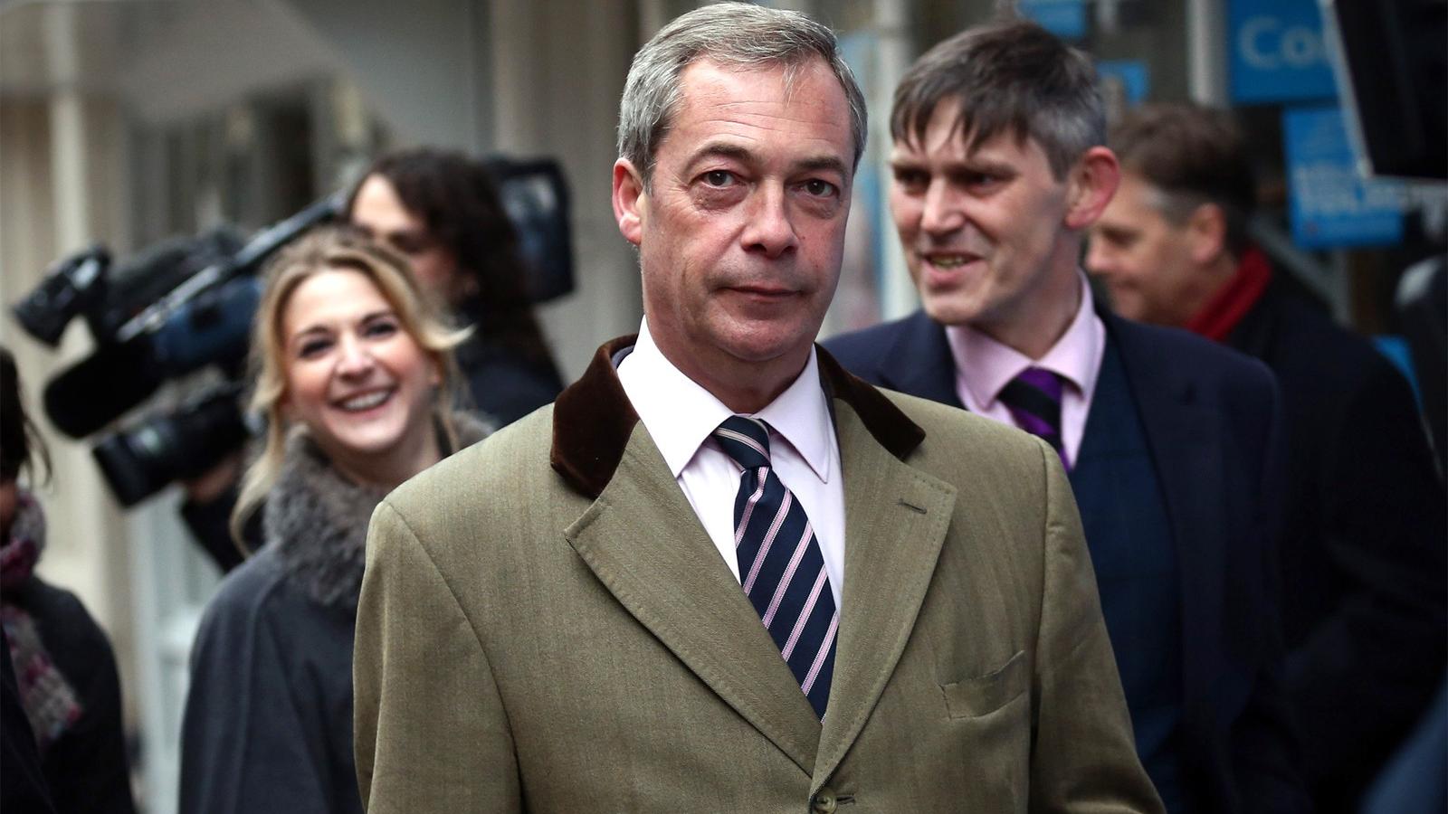 Merész ígéretre ragadtatta magát Nigel Farage, az euroszkeptikus UKIP elnöke. FOTÓ: Carl Court/Getty Images