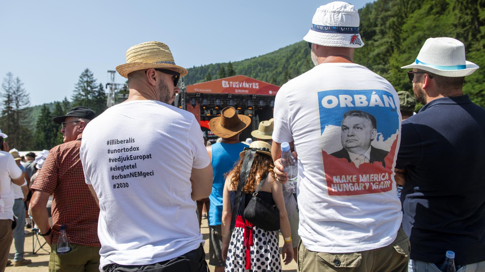 Illusztráció: Orbán Viktor előadása Tusványoson július 26-án