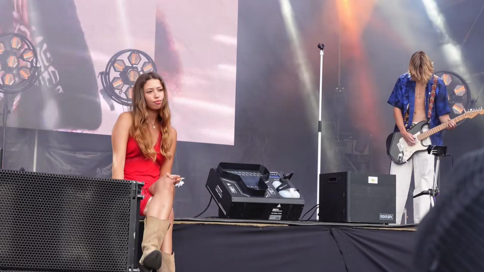 Ajsa Luna augusztus ­20-án, a nemzeti ünnep alkalmából felállított Road Movie Live könnyűzenei színpadán