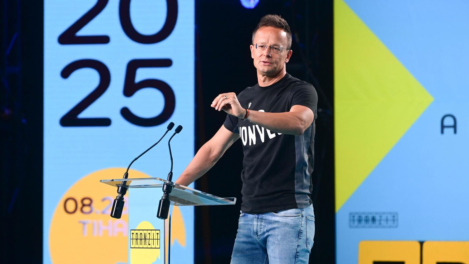 Szijjártó Péter augusztus 29-én a Tranzit fesztiválon
