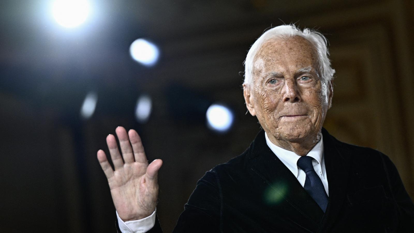 Giorgio Armani 2025. január 28-án