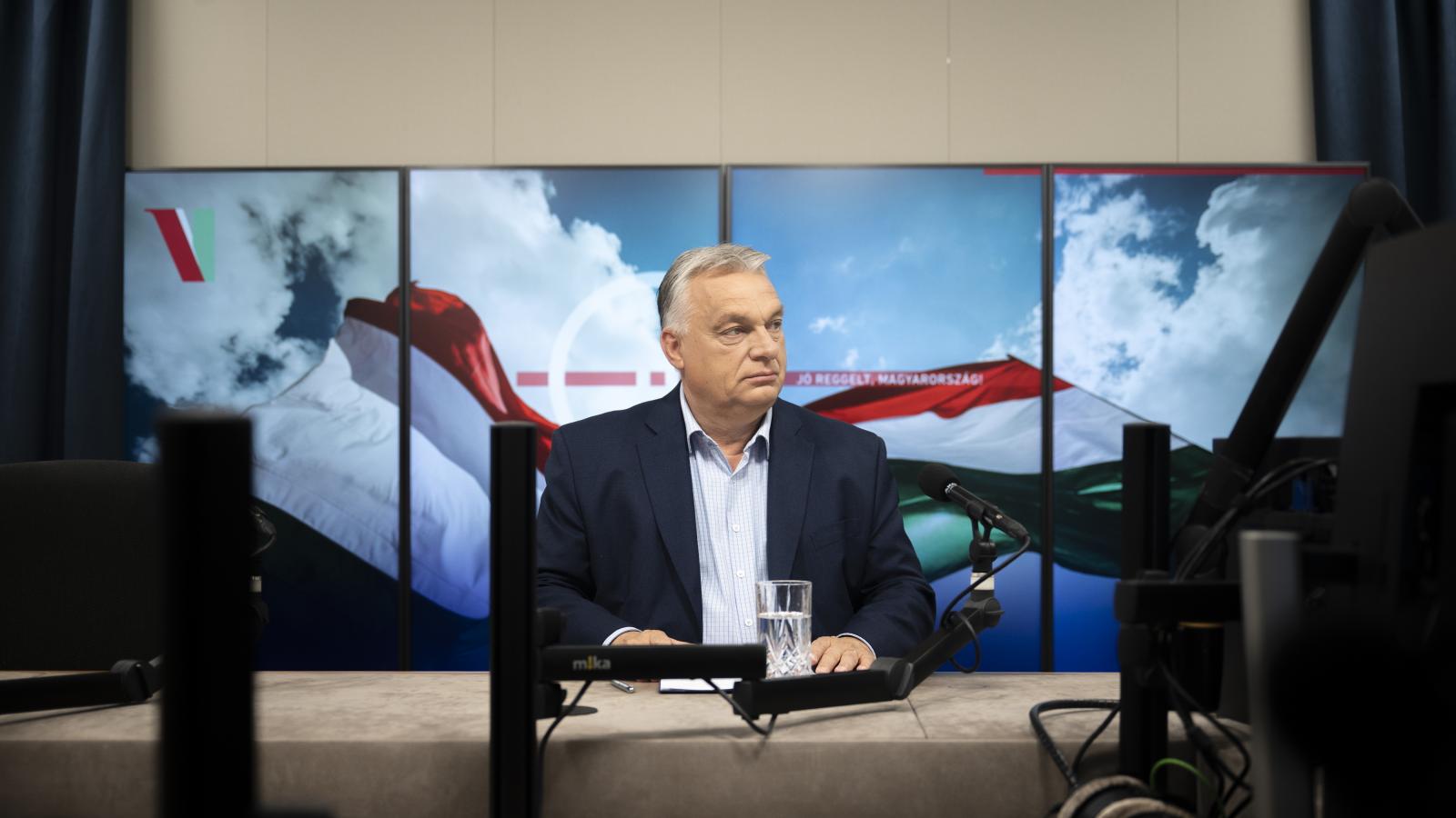 Orbán Viktor a Kossuth rádió stúdiójában - Korábbi felvétel