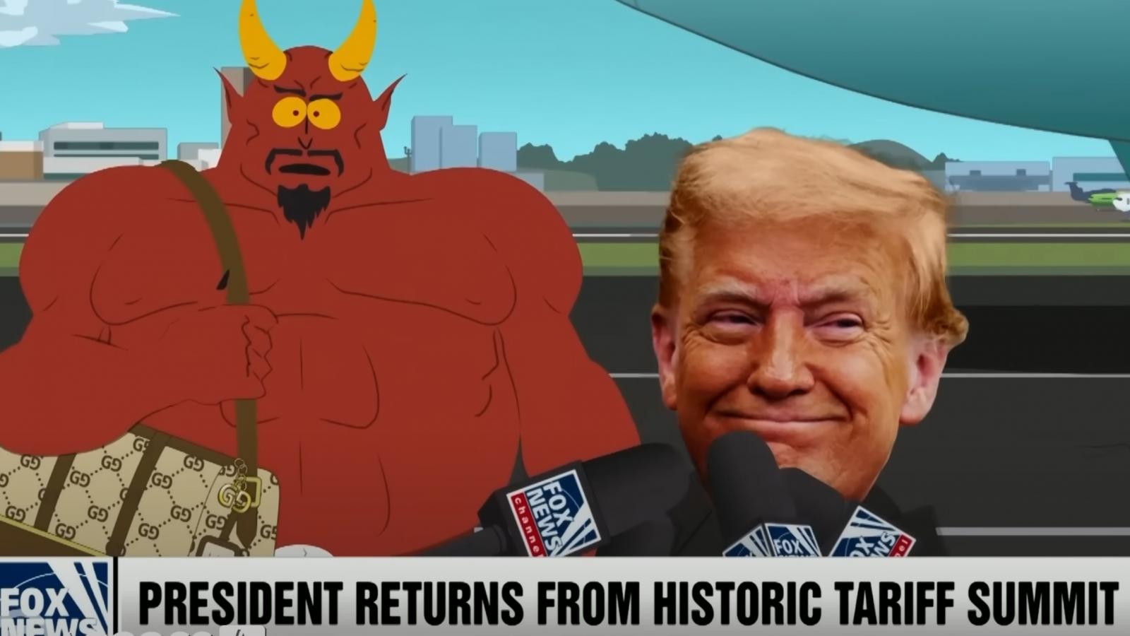 Senkit sem kímélő humor. A sátán és haverja, Donald Trump a South Parkban