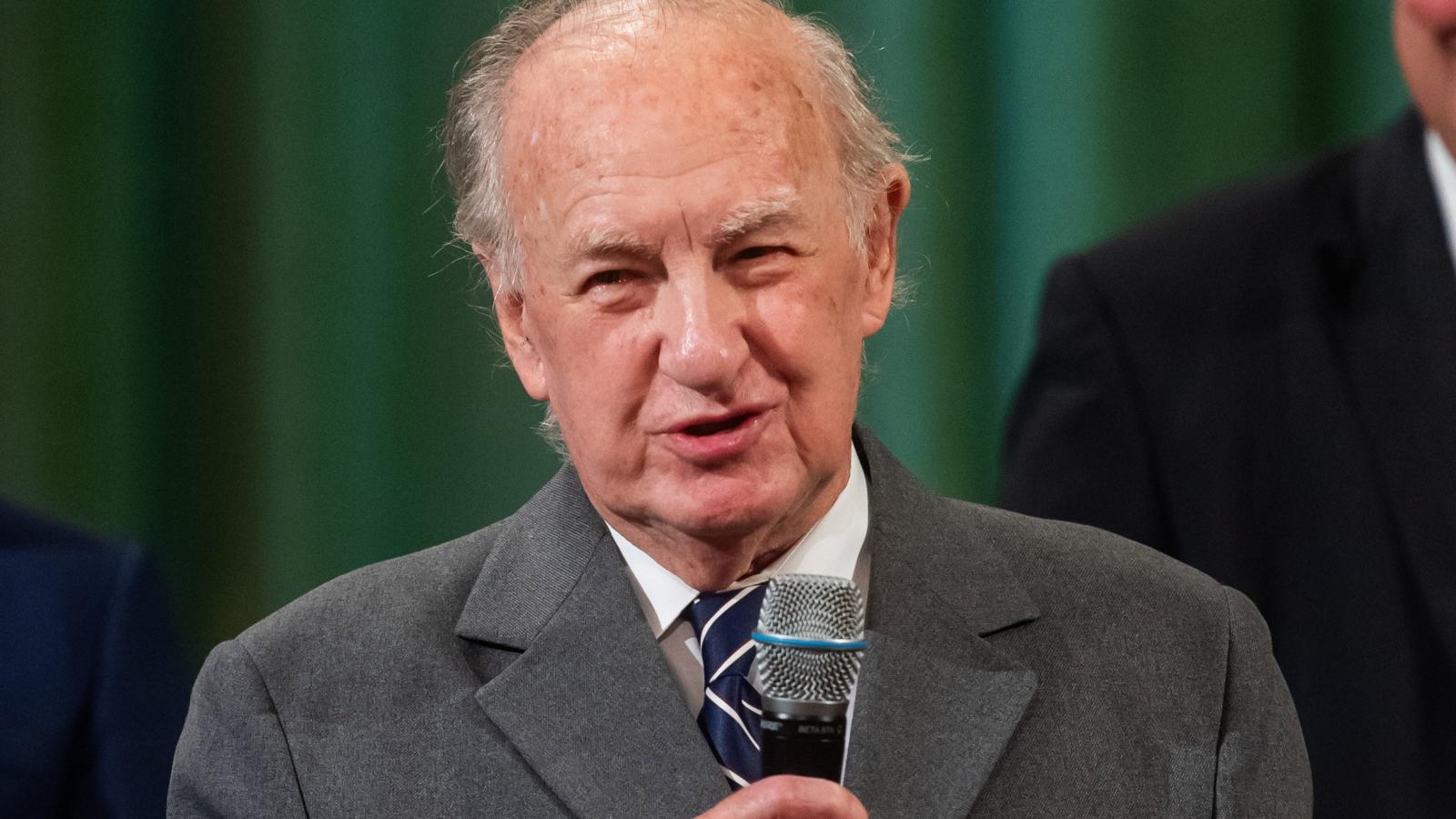 Sajdik Ferenc 2023. november 3-án, miután átvette a Nemzet Művésze díjat