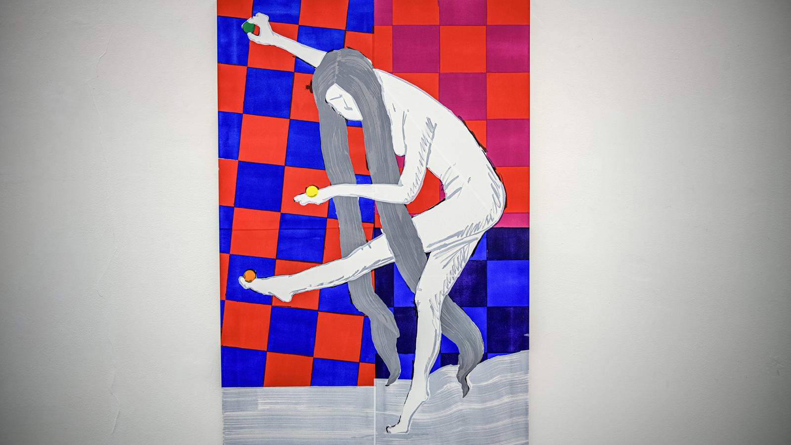 A képzeletbeli szálloda tereiben mindenféle alak és motívum tűnik fel