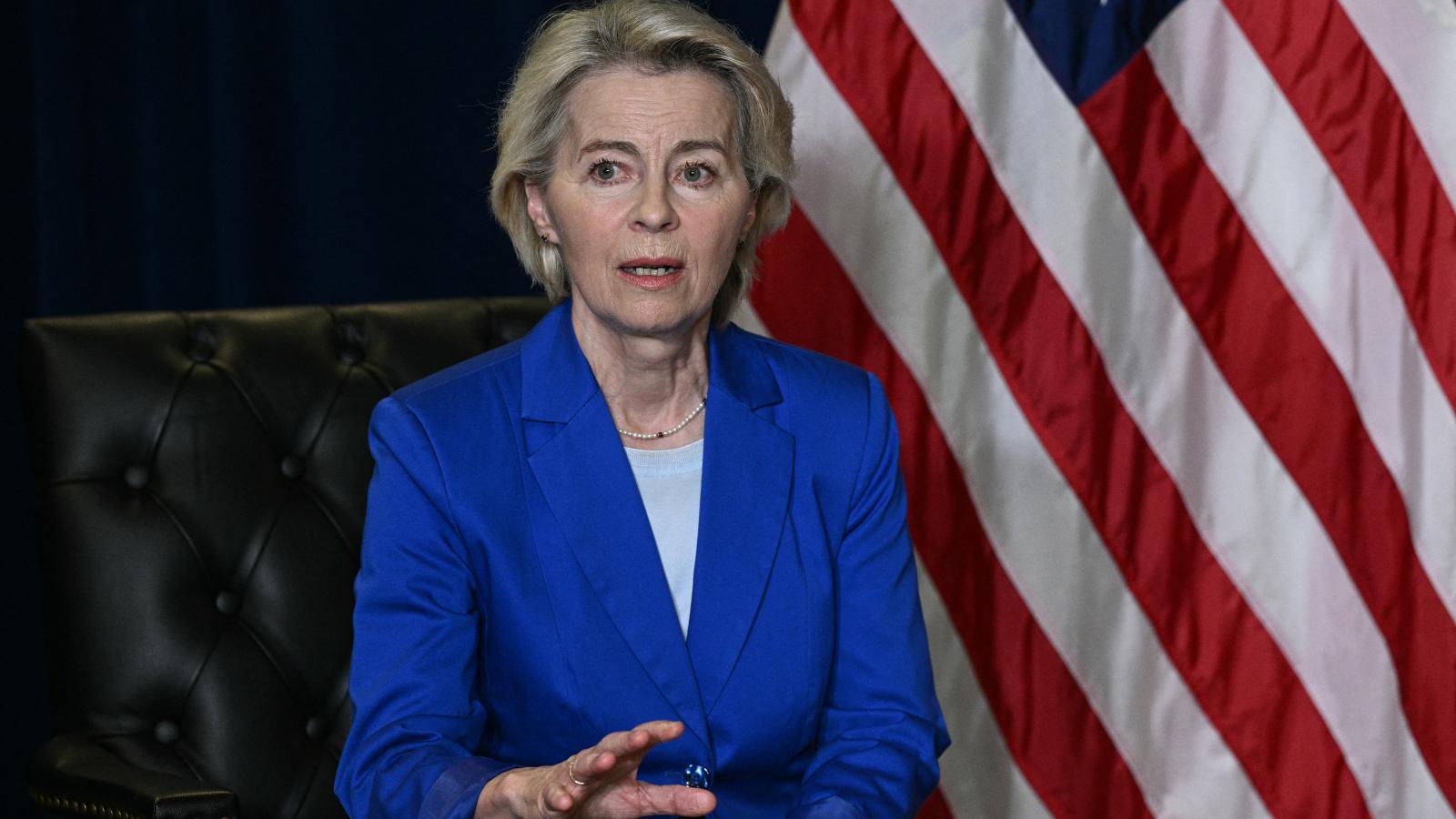 Ursula Von der Leyen New Yorkban szeptember 23-án 