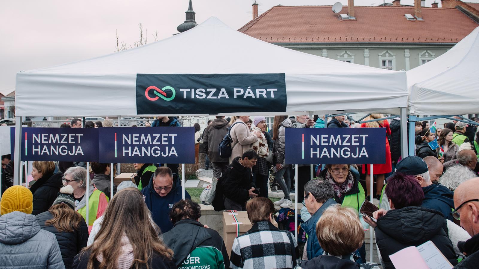 A Tisza Párt első ilyen akciója tavasszal volt